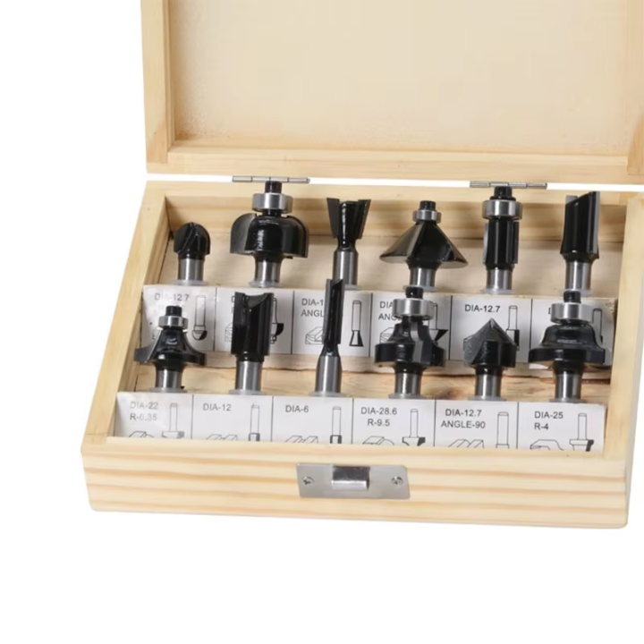 12pcs%206mm%20Shank%20Router%20Bit%20Set%20Trimming%20Straight%20Milling%20Cutter%20for%20Wood%20Bits%20%20Carbide%20Cutting%20Woodworking%20-%20Image%204