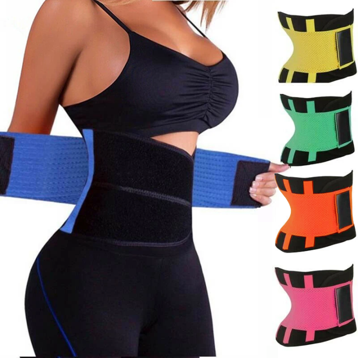 Slimming Compression Sauna Sweat Trimmer Belt Women Waist Trainer Hot Thermo Shapewear Fitness Corset Body Shaper Straps Bands
