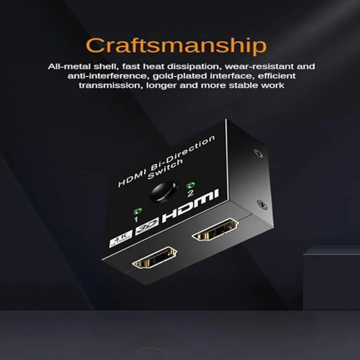HDMI-compatible%20Switch%20Bi-Direction%202.0%20Splitter%201x2/2x1%20Adapter%202%20in%201%20out%20Converter%20for%20PS4%20Pro/4/3%20TV%20Box%204K%20Switcher%20-%20Image%206