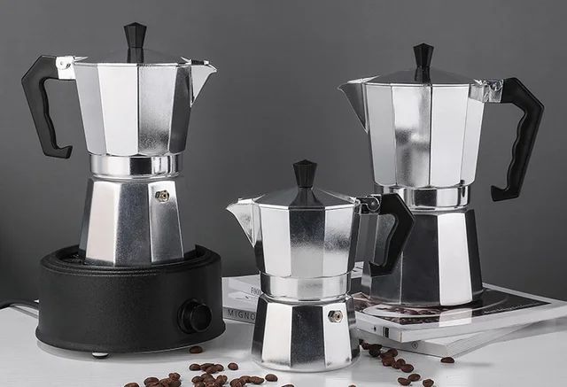Coffee%20Maker,%20Classic%20Aluminium%20Coffee%20Moka%20Pot,Espresso%20American%20Style%20Coffee%20Brewed%20Cafeteras,6%20Cups%20Capacity%20300ml%20-%20Image%203