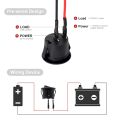 6Pcs Mini Rocker Switch 12 Volt ON Off Toggle Switch with Pre-Wired 6A/250V 10A/125V AC 12V DC Electrical Switches for DIY Apply. 