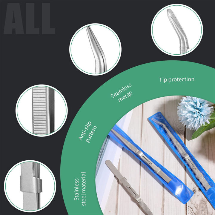 16CM%20Professional%20High%20Precision%20Stainless%20Steel%20Jewelry%20Tweezers%20Sandblasting%20DIY%20Diamond%20Gem%20Jewelry%20Jeweler's%20Slotted%20Buckle%20-%20Image%204