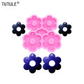 Shiny plum blossom Keychain Earrings Silicone Mold DIY plum blossom Clay epoxy resin Accessories Silicone Mould Chocolate Molds. 