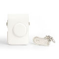 Camera Bag For Fujifilm Instax Mini EVO Instant Film Camera Case PU Leather Soft Silicone Cover Bag with Shoulder Strap. 
