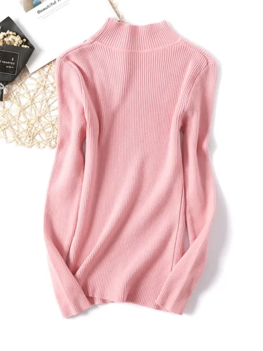 2026%20Autumn%20Winter%20Long%20Sleeve%20Knitted%20Sweater%20Turtleneck%20Ribbed%20Slim%20Women%20Pullovers%20Soft%20Warm%20New%20Jumper%20Pullover%20-%20Image%205