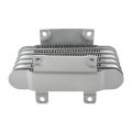 Oil Cooler Motorcycle Radiator Universal 2 Stroke Engine Aluminum 8mm Accessories Motocross Cooling System Racing Pit Dirt Bike.