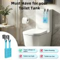 Toilet Tank Cleaning Tablet Holder, No-Drill Adjustable Tablet Dispenser, Hanging with Rust-Proof Hook, for Toilet Tank Cleaner. 