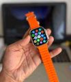 T900 Ultra Bluetooth Calling smartwatch for Men and Women Smartwatch (Orange Strap, Free Size). 