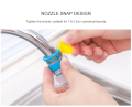 Plastic Faucet Water Saving Filter Rotating Spray Tap Nozzle for Kitchen Bathroom Accessories. 