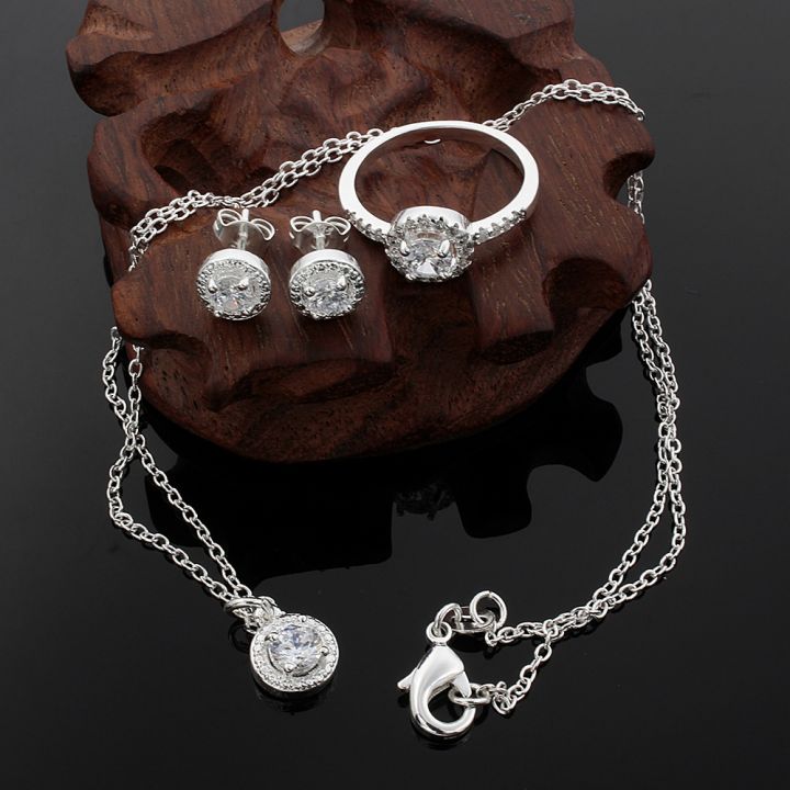 925%20Sterling%20Silver%20Cute%20Solid%20Christmas%20gift%20noble%20fashion%20elegant%20women%20shiny%20crystal%20CZ%20necklace%20earring%20ring%20jewelry%20Set%20-%20Image%203