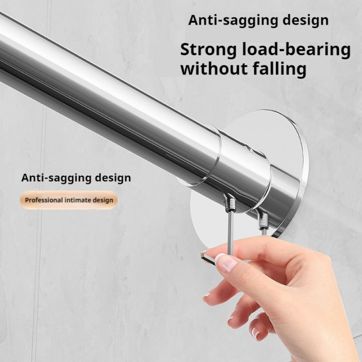 Punch-Free%20Shower%20Curtain%20Pole%20Arc%20L-Shaped%20Stainless%20Steel%20Retractable%20Rail%20Rod%20White/black%20Telescopic%20Rod%20-%20Image%205
