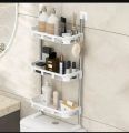 Over The Toilet Storage 3-Shelf Bathroom Organizer Over The Toilet, No Drilling Space Saver with Wall Mounting Design Multifunctional Toilet Rack, Toilet Storage Rack Easy to Assemble. 