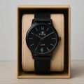 Men's Fashionable Quartz Analog Watch – Cool Design with Rubber Strap.