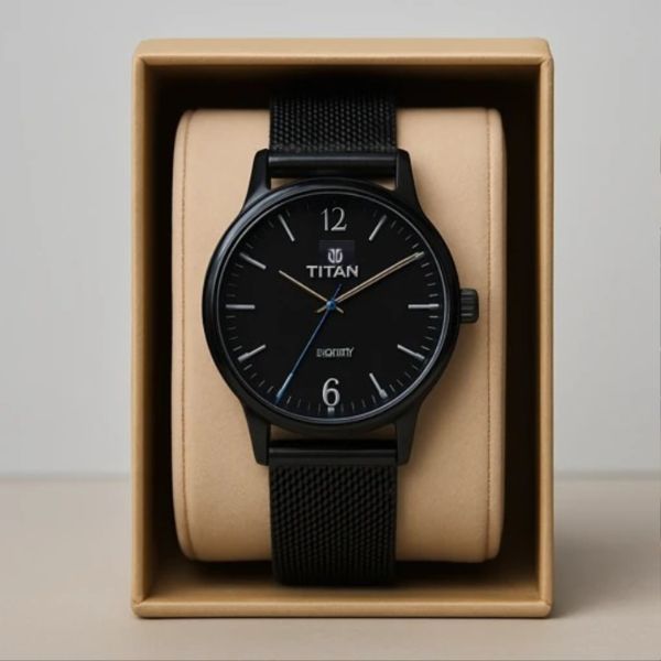 Men's Fashionable Quartz Analog Watch – Cool Design with Rubber Strap