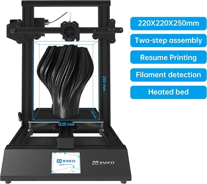 XVICO%203D%20Printer%20X3S%20DIY%20Kit%20Rapid%20Assembly%20with%20Open%20Source%20Marlin%202.0%20-%20Image%203
