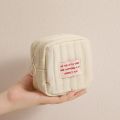 Square Small Makeup Bag Student Small Earphones Zero Wallet Girl Portable Lipstick Storage Bags Korean.