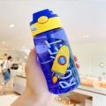 Children's Plastic Water Cup, Straw Cup, Duckbill Portable Creative Adult Male And Female Student Baby Cute Cup. 