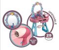 Dressing Table set for Children Age 1-6 Years | Princess Makeup Vanity Table with Chair 29 pcs. 