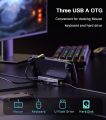 6 in 1 Docking Station for Steam Deck/ROG Ally USB C Dock with HDMI 4K UHD 100Mbps RJ45 Ethernet 3 USB 2.0 and PD 100W. 