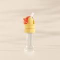 Baby Water Bottle Cap with Rotating Silicone Straw Prevents Spills for Ages 12 Months and Up.. 