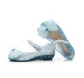 Kids Girl Bowknot Princess Sandal Children Soft Bottom High Heels Crystal Jelly Wedding Performances Party Shoe PVC Beach Sandal.