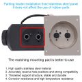 40MM/60MM Air Diesel Heater Mounting Plate, Stainless Steel Heater Mounting Plate Heater For Eberspacher Webasto Car. 