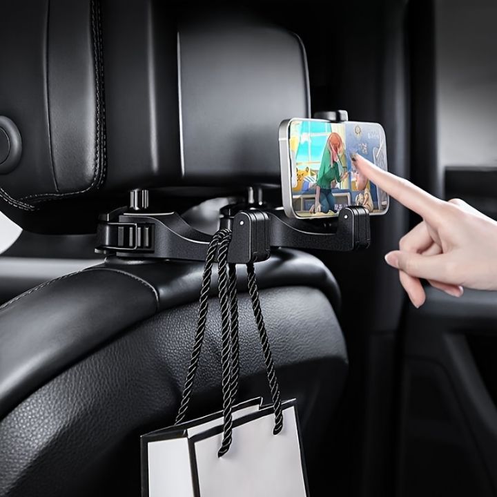 Multifunction%20Rear%20Headrest%20Hook%20Car%20Phone%20Holder%20Adjustable%20Automobile%20Headrest%20Phone%20Clip%20for%20%20Navigation%20-%20Image%204