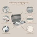 Wearable Breast Pumps Carrying Bag for Hands-Free Breast Pump, Hard Shell Case with Adjustable Crossbody Strap.