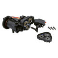 2Speed Transmission Gearbox with Internal Gears and Servo for 1/10 RC Crawler Car Traxxas TRX4 TRX6 Upgrade Parts. 