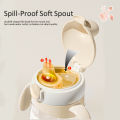 PPSU Toddler Drinking Cup with Straw, Duckbill Sippy Cup, 6+ Months Baby Anti-choke Water Bottle. 