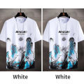 2025 Summer Thin Casual Men Set Manga Graffiti Tees T-Shirt+Shorts 2-Piece Comfortable and Breathable Men Top Print Tshirts Sets.