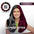 Indian Product Garnier Nourishing Permanent Naturals hair Colour Burgundy Used For male /female-70ml+60 gm.