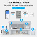 Tuya WiFi Weather Station Smart Thermohygrometer Kit WiFi Gateway&amp;Outdoor IP65 Waterproof 433mhz Thermohygrometer with App Alert. 