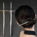 Personalized Metal Sword Women's Hairpin Hair Clip Creative Hair Stick Dly Punk Style Hair Style Design Accessory Festival .
