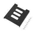 LDPCSJ Metal SSD HDD Adapter Bracket 2.5 to 3.5 Inch SATA Compatible PC Case Mobile Use Portable Hard Drive Mounting Kit. 