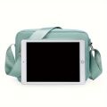 Lightweight Nylon Chic Crossbody Bag for Women - Adjustable Strap, Zip Closure, Tassel Accent, Solid Color.