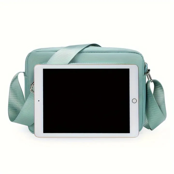 Lightweight%20Nylon%20Chic%20Crossbody%20Bag%20for%20Women%20-%20Adjustable%20Strap,%20Zip%20Closure,%20Tassel%20Accent,%20Solid%20Color%20-%20Image%206
