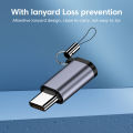 Micro USB To Type C Adapter Mini USB To USB C 480Mbps Fast Data Charging Connector USBC To Lightning Adapter For iphone Android.
