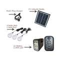 GDLITE Solar Lighting Kit Inverter Light With Solar Charging System With 3 Bulbs GD-8017A Emergency Solar Light. 