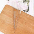 5/10Pcs 20cm Drinking Straw Cleaning Brush Straw Tube Pipe Cleaner Nylon Stainless Steel Long Handle Cleaning Brushes for Straws. 