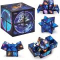 2 in 1 Star Sky Cube Magic Cube EDC Toy Infinity Cube Fidget Toy Puzzle Twist Toy Creative Decompression Plaything Birthday . 