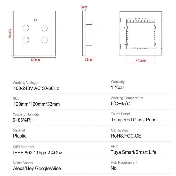 TNCE%20Tuya%20WiFi%20Brazil%204x4%20WiFi%20Smart%20Touch%20Switch%20Touch%20Panel%204/6%20Gang%20Light%20Switch%20No%20Neutral%20Wire,Voice%20With%20Alexa%20%20Home%20-%20Image%206