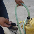 Portable Kerosene Motor Oil Transfer Pump with Switch Stainless Steel Small Submersible Fuel Oil Pump Car Tool. 