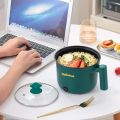 Multi-function Mini Cooker With Stainless Steel Steam Tray 1.8L Non-Stick Mini Electrical Cooker Mini Hotpot. 