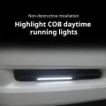 17cm Led Lighting for Car Decorate COB Ultra-thin Waterproof High Brightness Flexible Tube Strip 12v Daytime Running Lights.