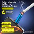 Electric Lighter - USB C Lighter, Flameless Windproof, Men's Gift - Mini Version. 