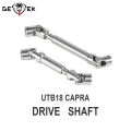 Stainless Steel Drive Shaft Universal Joint Driveshaft for 1/18 RC Rock Crawler Axial UTB18 Capra Unlimited Trail Buggy Upgrade.