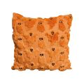 ‌Halloween Ghost Plush Pillowcase Square Cushion Cover Spooky Decor Soft Fleece Insert Cozy Home Decor Holiday Gift. 