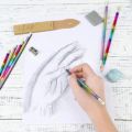 12PCS Starry Sky Rainbow Pencil HB Gradient Cute Pencils Colorful Drawing Pencil Set For Kids Student Sketching School Supplies. 