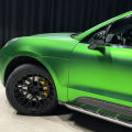 Premium Matte Chrome Green Metallic Vinyl Wrap Film Roll Self Adhesive Decal Sticker Car Wrapping Foil DIY Air-Release. 